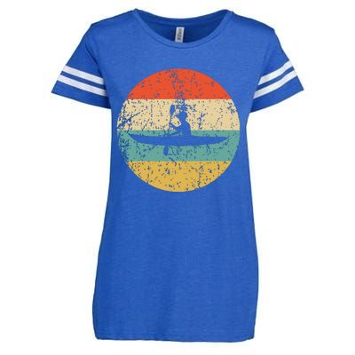 Kayaking Vintage Retro Kayak Enza Ladies Jersey Football T-Shirt