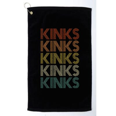 Kinks Vintage Retro Platinum Collection Golf Towel