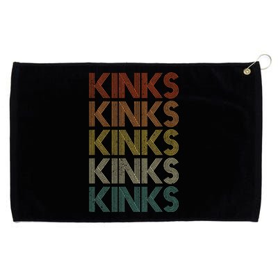 Kinks Vintage Retro Grommeted Golf Towel