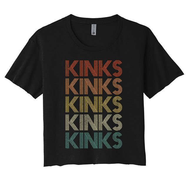 Kinks Vintage Retro Crop Top