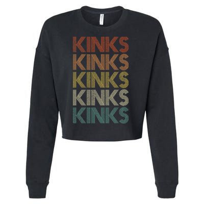 Kinks Vintage Retro Cropped Pullover Crew
