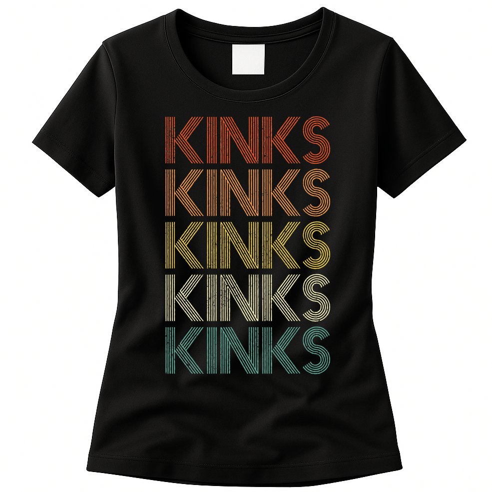 Kinks Vintage Retro Womens T-Shirt