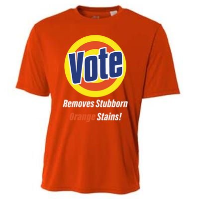 Kamala Vote Remove Stubborn Orange Stains Harris Funny Vote Gift Cooling Performance Crew T-Shirt