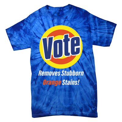 Kamala Vote Remove Stubborn Orange Stains Harris Funny Vote Gift Tie-Dye T-Shirt