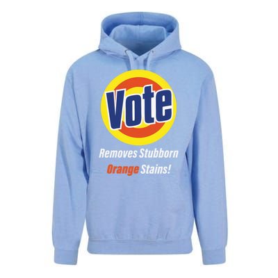 Kamala Vote Remove Stubborn Orange Stains Harris Funny Vote Gift Unisex Surf Hoodie