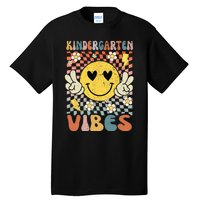 Kindergarten Vibes Retro Teacher 1st Day of School Tall T-Shirt