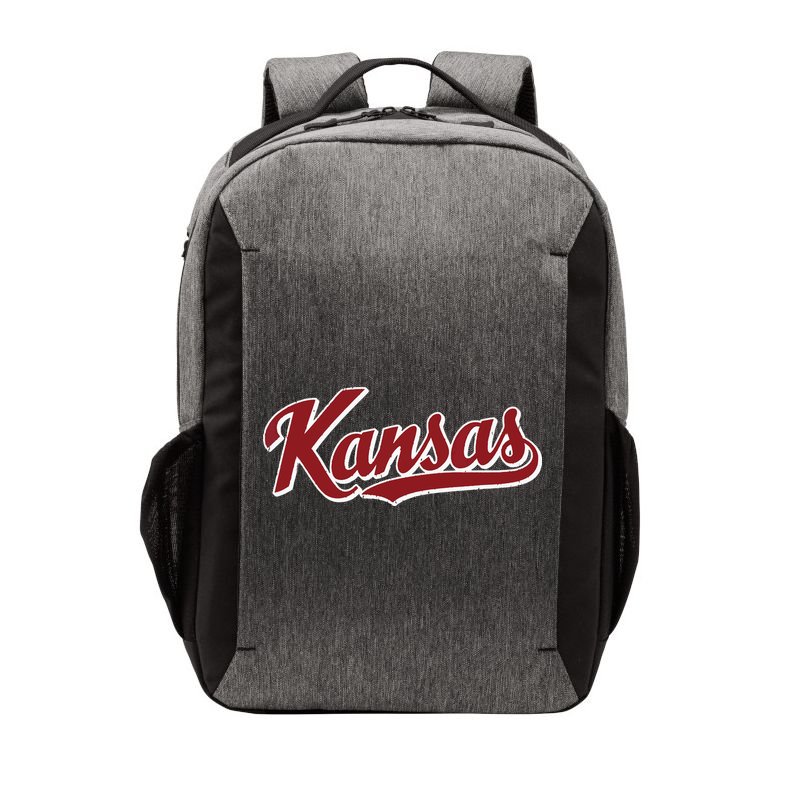 Kansas Vintage Sports Design Retro Script Vector Backpack