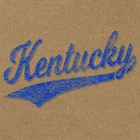 Kentucky Varsity Script Classic Sports Jersey Style Cotton Canvas Backpack