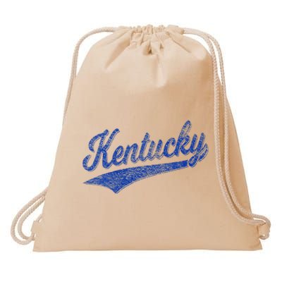 Kentucky Varsity Script Classic Sports Jersey Style Drawstring Bag