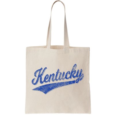 Kentucky Varsity Script Classic Sports Jersey Style Tote Bag