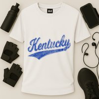 Kentucky Varsity Script Classic Sports Jersey Style Cooling Performance Crew T-Shirt