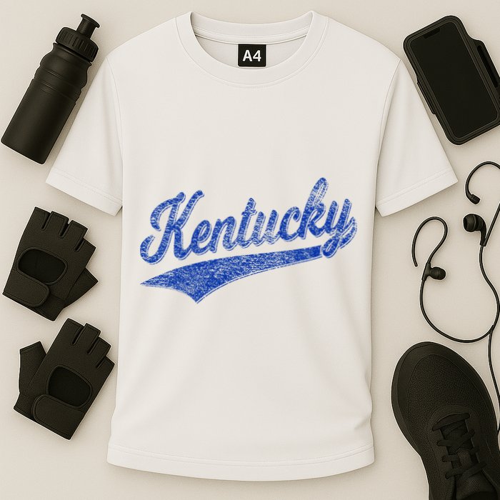 Kentucky Varsity Script Classic Sports Jersey Style Cooling Performance Crew T-Shirt