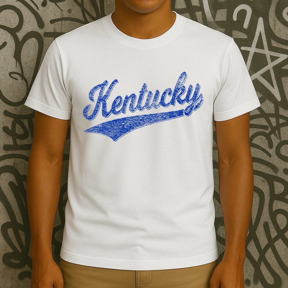 Kentucky Varsity Script Classic Sports Jersey Style T-Shirt