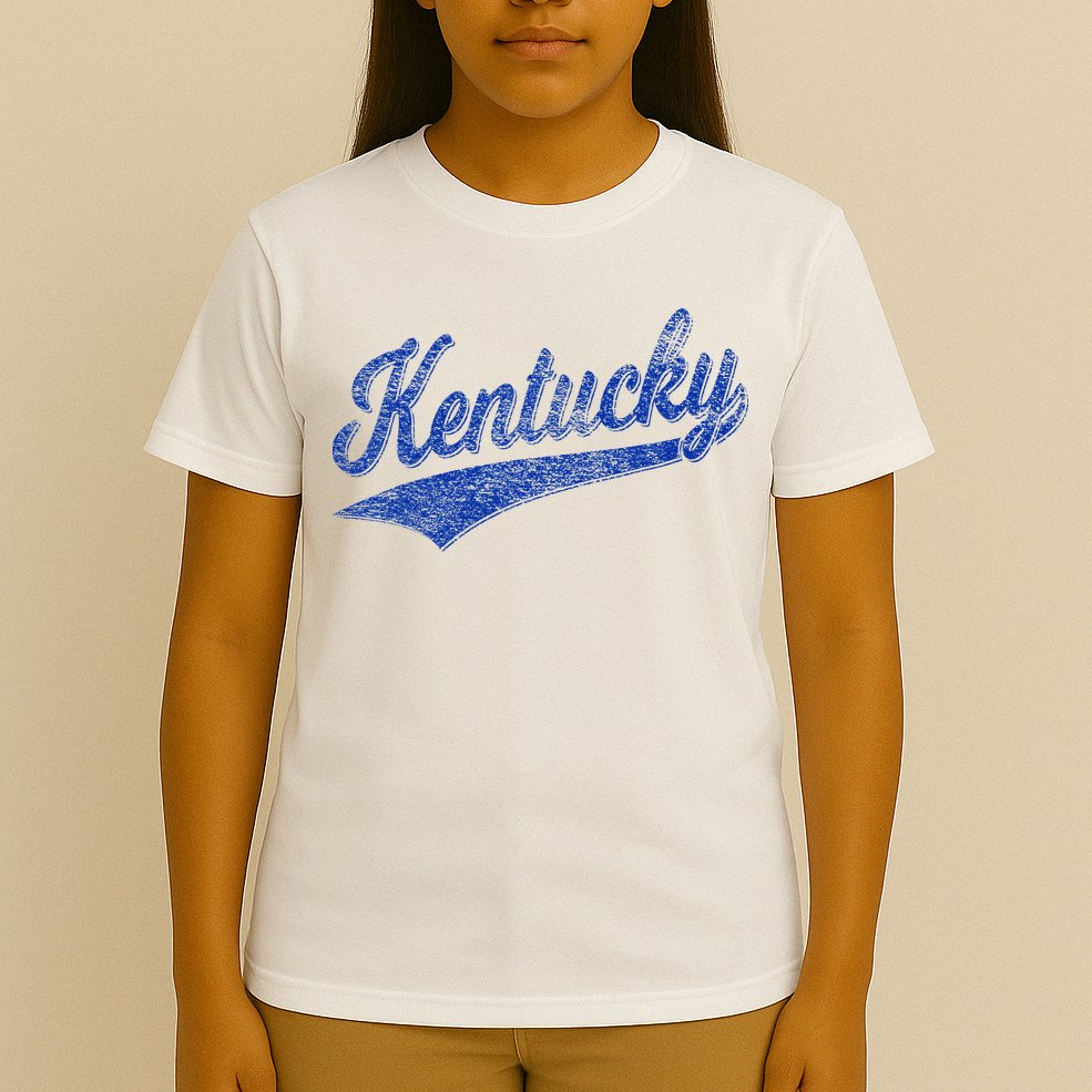 Kentucky Varsity Script Classic Sports Jersey Style T-Shirt