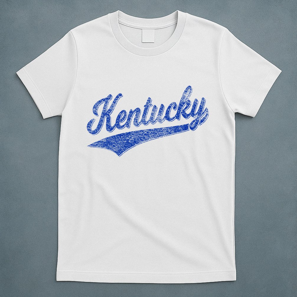 Kentucky Varsity Script Classic Sports Jersey Style T-Shirt