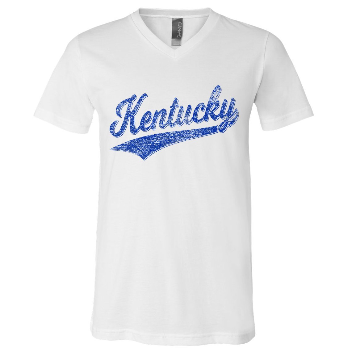 Kentucky Varsity Script Classic Sports Jersey Style V-Neck T-Shirt