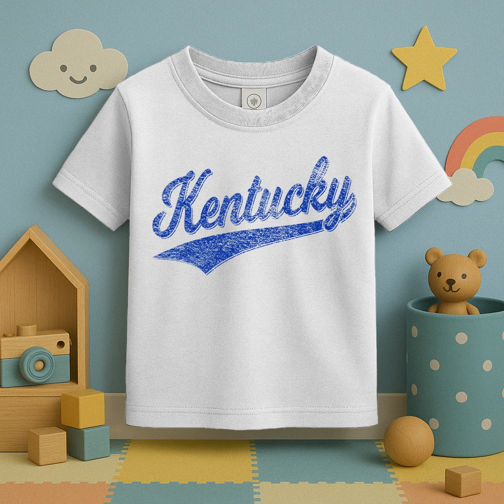 Kentucky Varsity Script Classic Sports Jersey Style Toddler T-Shirt