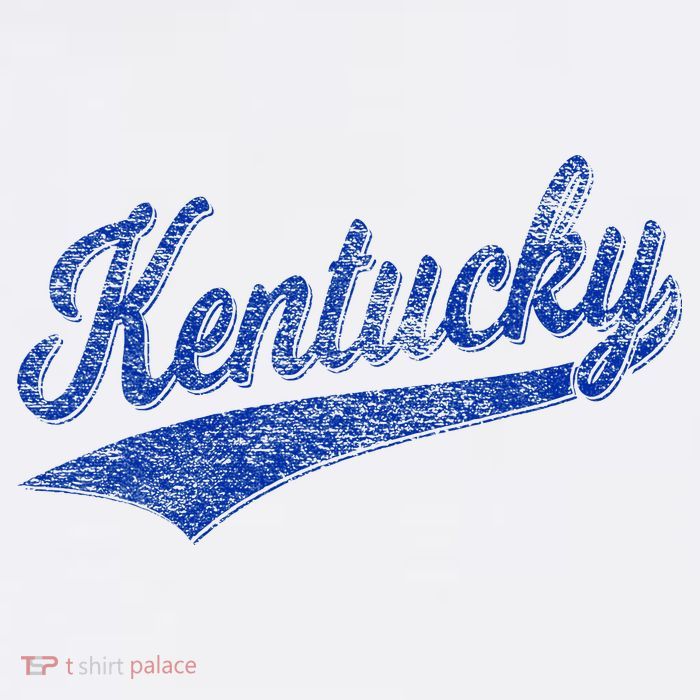 Kentucky Varsity Script Classic Sports Jersey Style Womens T-Shirt