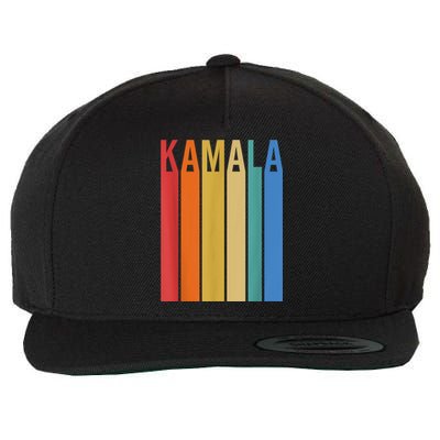 Kamala Vintage Style Wool Snapback Cap