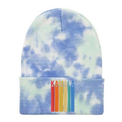 Kamala Vintage Style Tie Dye 12in Knit Beanie