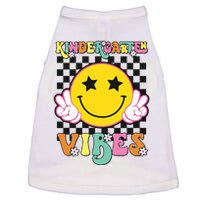 Kindergarten Vibes Smile Face Back To School Kinder Girl Doggie Tank