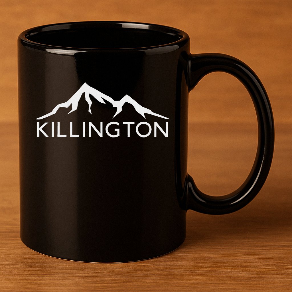 Killington Vermont Skiing Snowboard 11oz C Handle Ceramic Mug