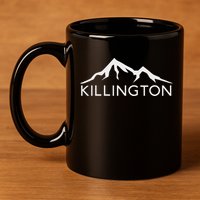 Killington Vermont Skiing Snowboard 11oz C Handle Ceramic Mug