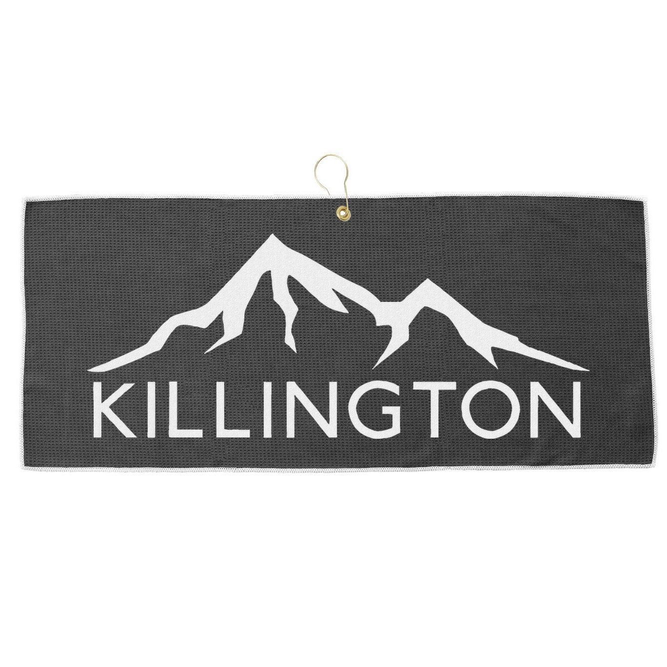 Killington Vermont Skiing Snowboard Large Microfiber Waffle Golf Towel