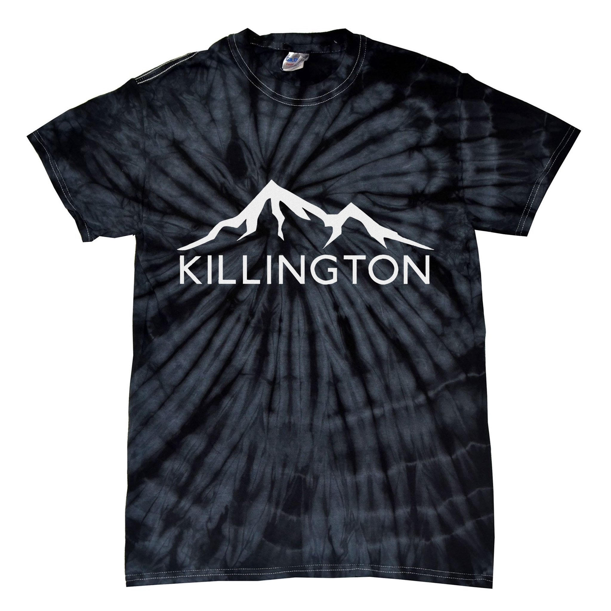 Killington Vermont Skiing Snowboard Tie-Dye T-Shirt