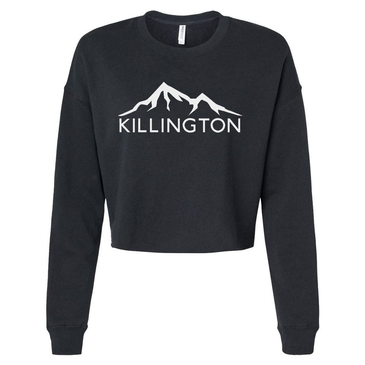Killington Vermont Skiing Snowboard Cropped Pullover Crew