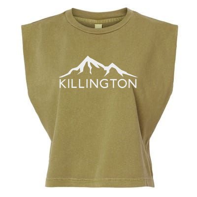 Killington Vermont Skiing Snowboard Garment-Dyed Women's Muscle Tee