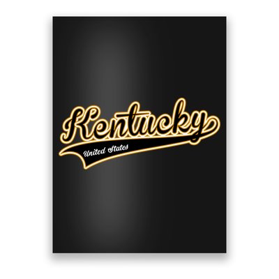 Kentucky Varsity Style Poster