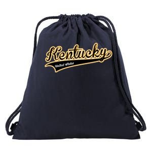 Kentucky Varsity Style Drawstring Bag