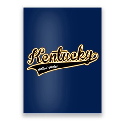 Kentucky Varsity Style Poster