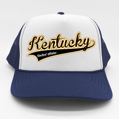 Kentucky Varsity Style Trucker Hat