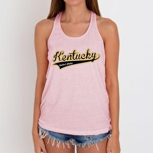 Kentucky Varsity Style Women's Knotted Racerback Tank