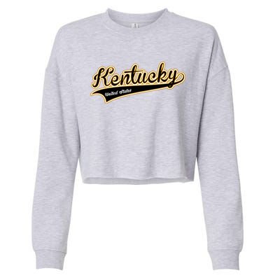 Kentucky Varsity Style Cropped Pullover Crew