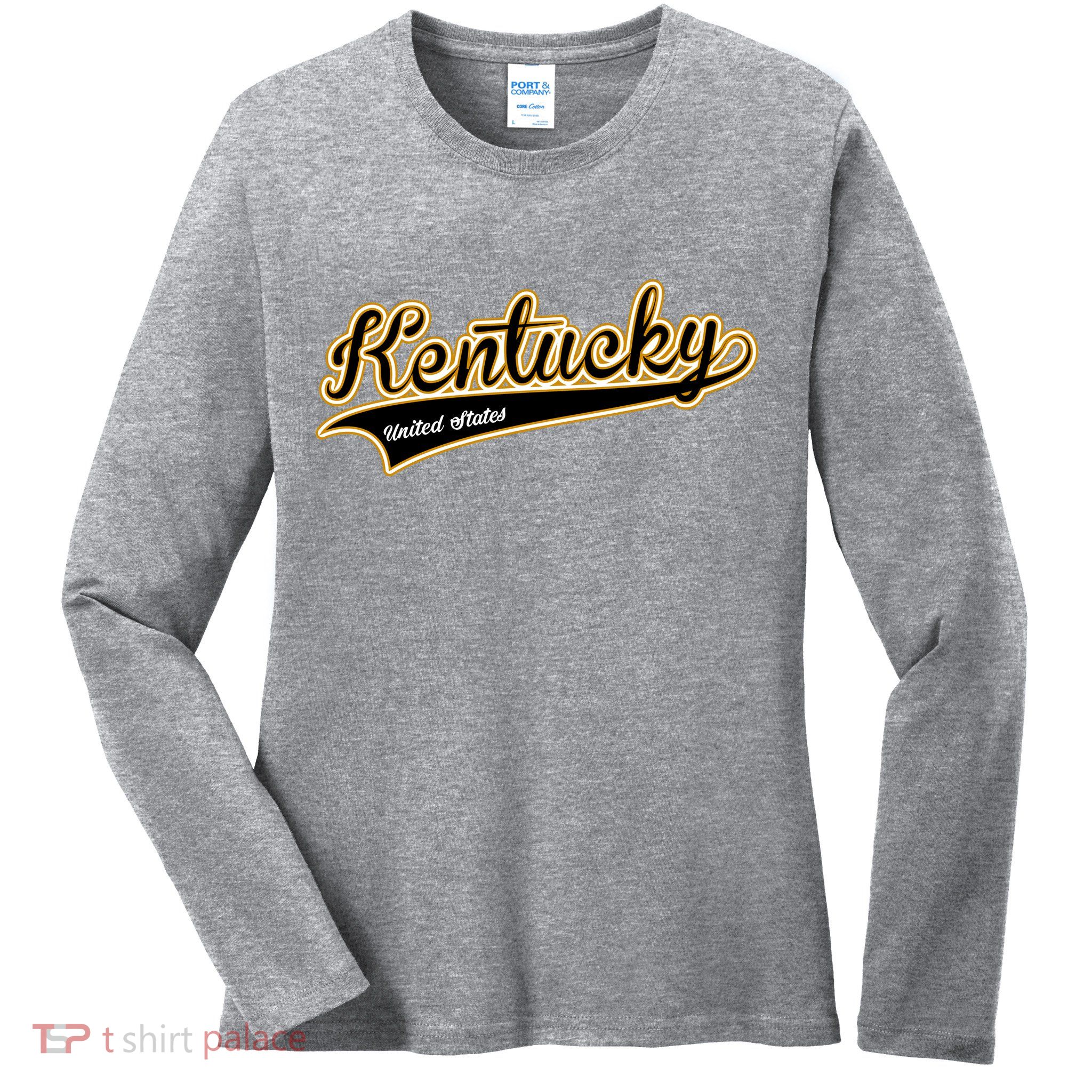 Kentucky Varsity Style Ladies Long Sleeve Shirt