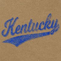 Kentucky Varsity Script Classic Sports Jersey Style Cotton Canvas Backpack
