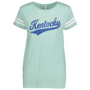 Kentucky Varsity Script Classic Sports Jersey Style Enza Ladies Jersey Football T-Shirt