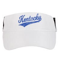 Kentucky Varsity Script Classic Sports Jersey Style Adult Drive Performance Visor