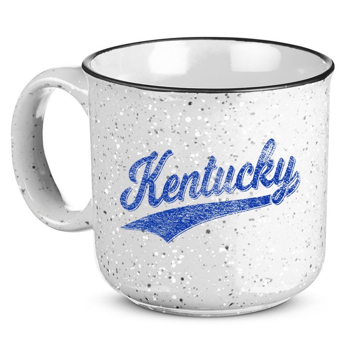 Kentucky Varsity Script Classic Sports Jersey Style 15oz Campfire Ceramic Mug