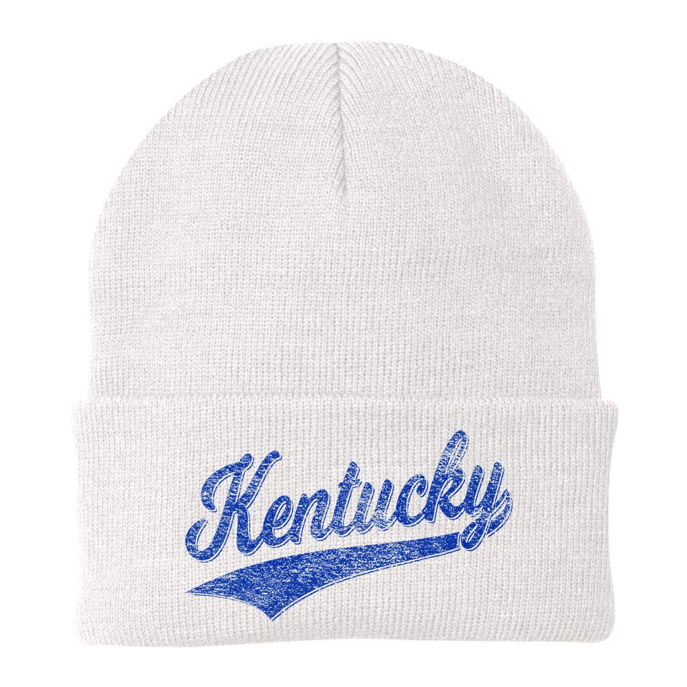 Kentucky Varsity Script Classic Sports Jersey Style Beanie
