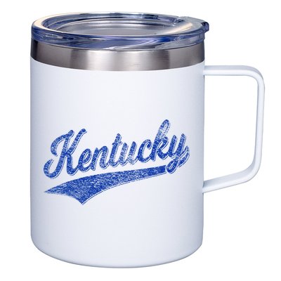 Kentucky Varsity Script Classic Sports Jersey Style 12oz Stainless Steel Coffee Mug