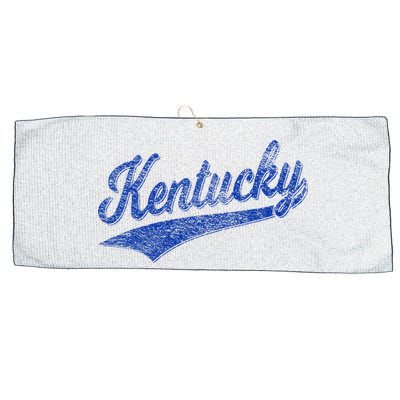 Kentucky Varsity Script Classic Sports Jersey Style Large Microfiber Waffle Golf Towel