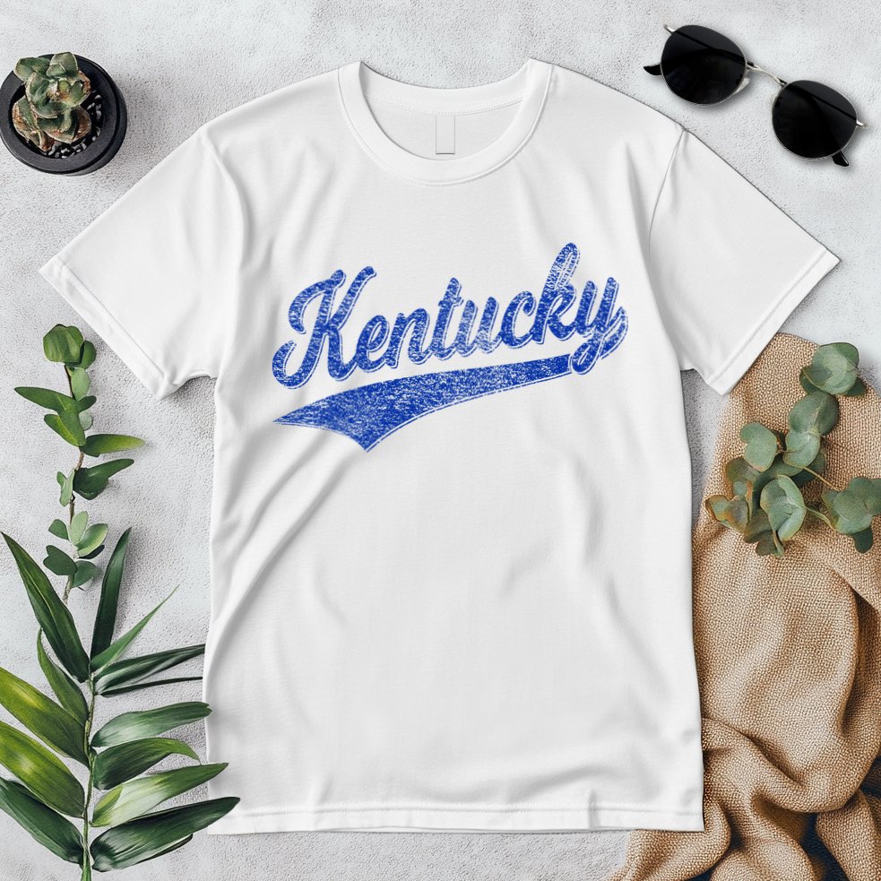 Kentucky Varsity Script Classic Sports Jersey Style Premium T-Shirt