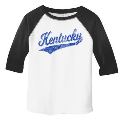Kentucky Varsity Script Classic Sports Jersey Style Toddler Fine Jersey T-Shirt
