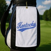 Kentucky Varsity Script Classic Sports Jersey Style Golf Towel
