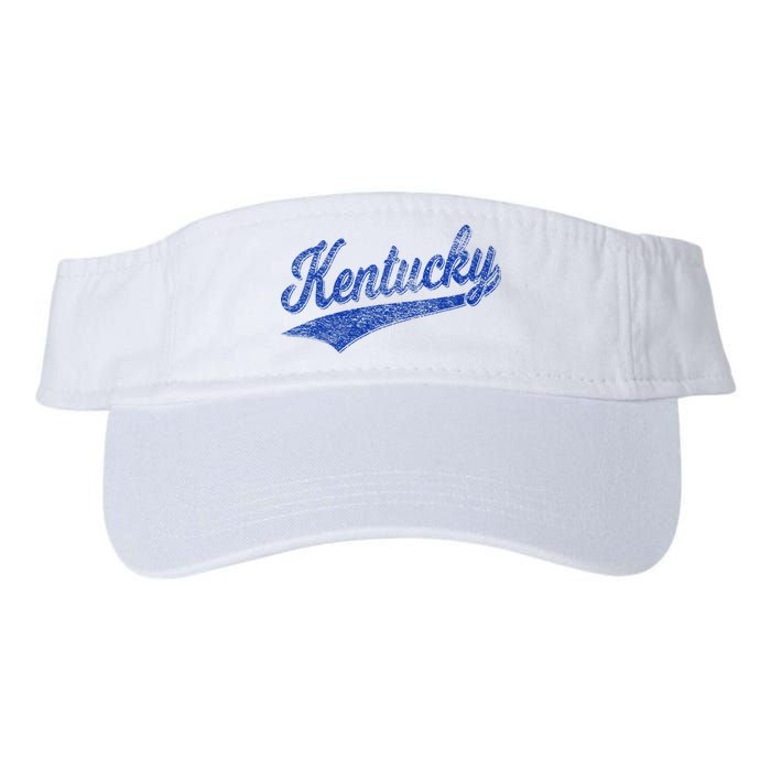 Kentucky Varsity Script Classic Sports Jersey Style Visor