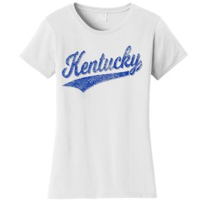 Kentucky Varsity Script Classic Sports Jersey Style Women's T-Shirt